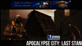 What Apocalypsecity.net website looked like in 2015 (8 years ago)