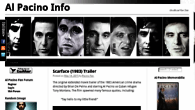 What Alpacino.info website looked like in 2015 (8 years ago)