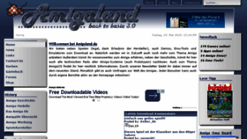 What Amigaland.de website looked like in 2015 (8 years ago)
