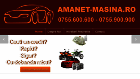 What Amanet-masina.ro website looked like in 2015 (9 years ago)