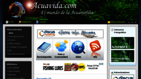 What Acuavida.com website looked like in 2015 (8 years ago)