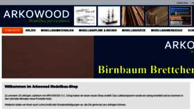 What Arkowood-shop.de website looked like in 2015 (8 years ago)