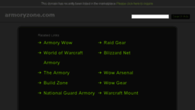 What Armoryzone.com website looked like in 2015 (8 years ago)