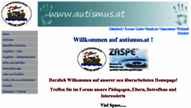 What Autismus.at website looked like in 2015 (8 years ago)