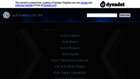 What Autonuevo.com.mx website looked like in 2015 (9 years ago)