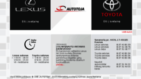 What Autotoja.lt website looked like in 2015 (8 years ago)