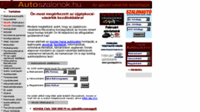 What Autoszalonok.hu website looked like in 2015 (8 years ago)