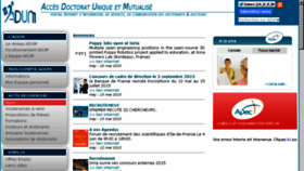 What Adum.fr website looked like in 2015 (8 years ago)