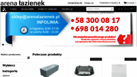 What Arenalazienek.pl website looked like in 2015 (8 years ago)