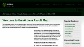 What Airsoftmap.net website looked like in 2015 (8 years ago)