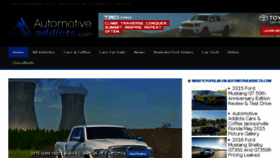 What Automotiveaddicts.net website looked like in 2015 (8 years ago)