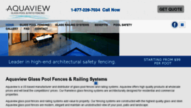What Aquaviewfencing.com website looked like in 2015 (8 years ago)