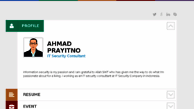 What Ahmad-prayitno.com website looked like in 2015 (8 years ago)