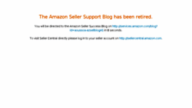 What Amazonsellersupportblog.co.uk website looked like in 2015 (8 years ago)