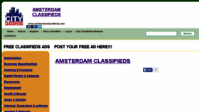 What Amsterdamclassifieds.com website looked like in 2015 (8 years ago)