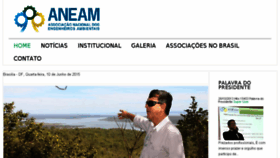 What Aneam.org.br website looked like in 2015 (8 years ago)
