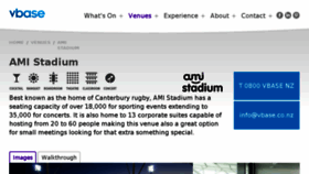 What Amistadium.co.nz website looked like in 2015 (8 years ago)