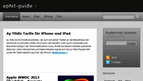 What Apfel-guide.de website looked like in 2015 (8 years ago)