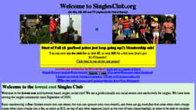 What Activityclub.org website looked like in 2015 (8 years ago)