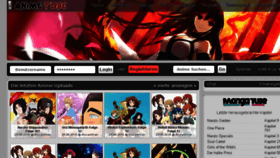 What Anime-tube.tv website looked like in 2015 (8 years ago)