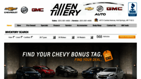 What Allentilleryauto.com website looked like in 2015 (8 years ago)