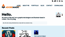 What Adobemagic.com website looked like in 2015 (8 years ago)
