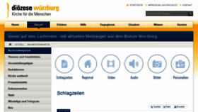 What Aktuell.bistum-wuerzburg.de website looked like in 2015 (8 years ago)