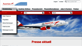 What Austrianairlines.ag website looked like in 2015 (8 years ago)