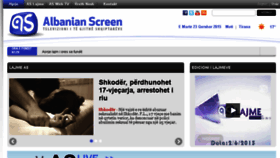 What Albanianscreen.tv website looked like in 2015 (8 years ago)