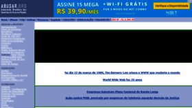 What Abusar.org.br website looked like in 2015 (8 years ago)