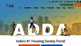 What Apartmentadda.com website looked like in 2015 (8 years ago)