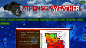 What Athensgaweather.com website looked like in 2015 (8 years ago)