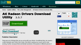 What Ati-radeon-drivers-download-utility.soft112.com website looked like in 2015 (8 years ago)