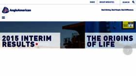 What Angloamerican.com website looked like in 2015 (8 years ago)