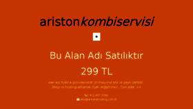 What Aristonkombiservisi.net website looked like in 2015 (8 years ago)