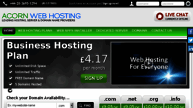 What Acornwebhosting.com website looked like in 2015 (8 years ago)