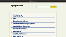 What Agrogielda.eu website looked like in 2015 (9 years ago)