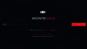 What Anonym.ninja website looked like in 2015 (8 years ago)