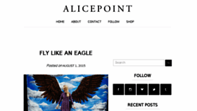 What Alicepoint.com website looked like in 2015 (8 years ago)