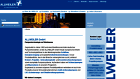 What Allweiler.de website looked like in 2015 (9 years ago)