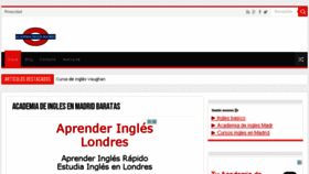 What Academiainglesmadrid.com website looked like in 2015 (8 years ago)