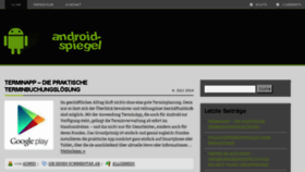 What Android-spiegel.de website looked like in 2015 (8 years ago)