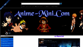 What Anime-mini.com website looked like in 2015 (8 years ago)