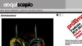 What Arquiscopio.com website looked like in 2015 (8 years ago)