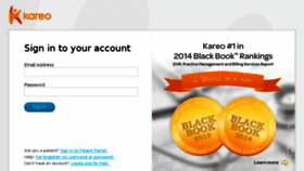 What App.kareo.com website looked like in 2015 (8 years ago)