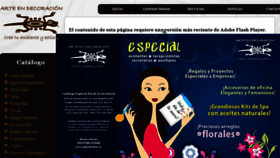 What Arteendecoracion.com.mx website looked like in 2015 (8 years ago)