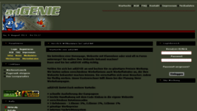What Adgenie.de website looked like in 2015 (8 years ago)