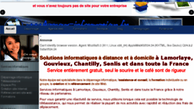 What Agneaux-informatique.fr website looked like in 2015 (8 years ago)