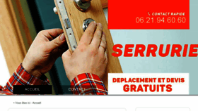 What As-serrurier.fr website looked like in 2015 (8 years ago)
