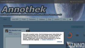 What Annothek.net website looked like in 2015 (8 years ago)